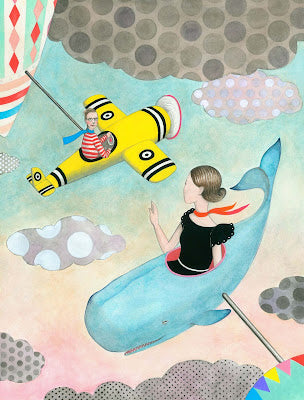 "We Passed Each Other When the Sky Was Pink" by Sophie Blackall